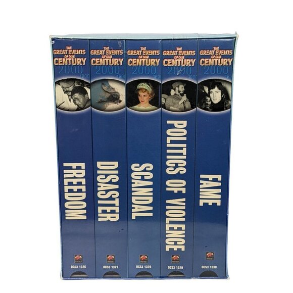 The Great Events Of Our Century VHS Box Set - Picture 3 of 5